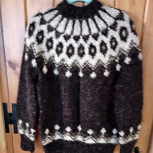 100% wool sweater made in Ireland